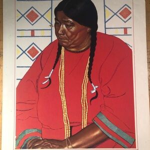 Vintage Winold Reiss Lithograph Print